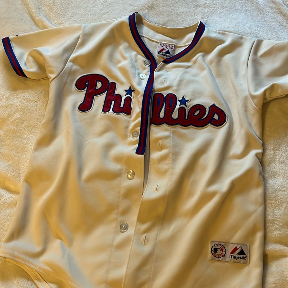 Cream Phillies Jersey